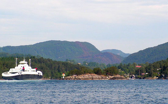 Ferge og fjord