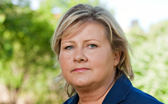 Erna Solberg stemde mot valfritt sidemål, men fekk ikkje gjennomslag. (Foto: tomas(a)icu.no)
