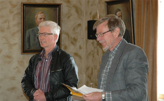 Bodil Cappelen og Olav H. Hauge