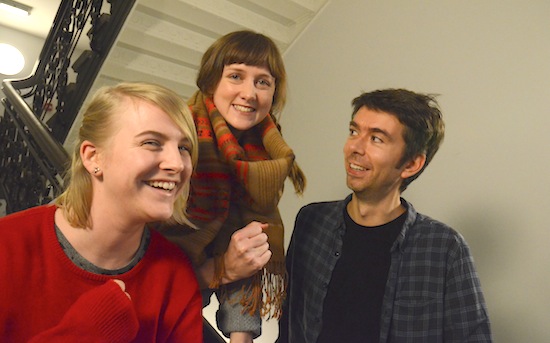Framtida-redaksjonen: frå venstre: Andrea Nøttveit, Tora Hope og Svein Olav B. Langåker.