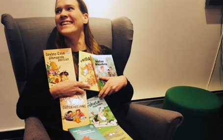 Bente Lothe Orheim er forlagsredaktør i Samlaget for barne- og ungdomslitteratur. Foto: Samlaget
