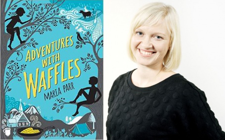 «Adventures with Waffles» er den amerikanske tittelen på Maria Parr sin barneboksuksess «Vaffelhjarte», som no haustar lovord i USA. Foto: Andrew Amorim, Samlaget