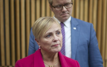 Kulturminister Thorhild Widvey og statssekretær Bjørgulv Borgundvaag. Foto: Stiftelsen Tinius/Flickr/CC BY-SA 2.0-lisens