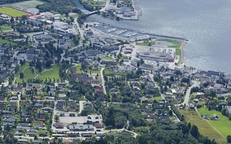 Møre og Romsdal toppar lista over støtte til kommunereformen. Her frå Ørsta kommune. Foto: Algkalv/Wikipedia/CC-lisens