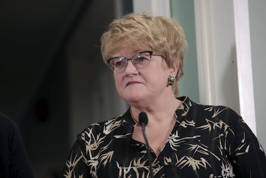 Kulturminister Trine Skei Grande er nøgd med at NRK snur. Foto: Lise Åserud / NTB scanpix / NPK