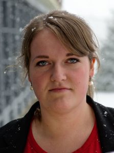 Eline Bjørke er skrivar i Norsk Målungdom. Foto: NMU